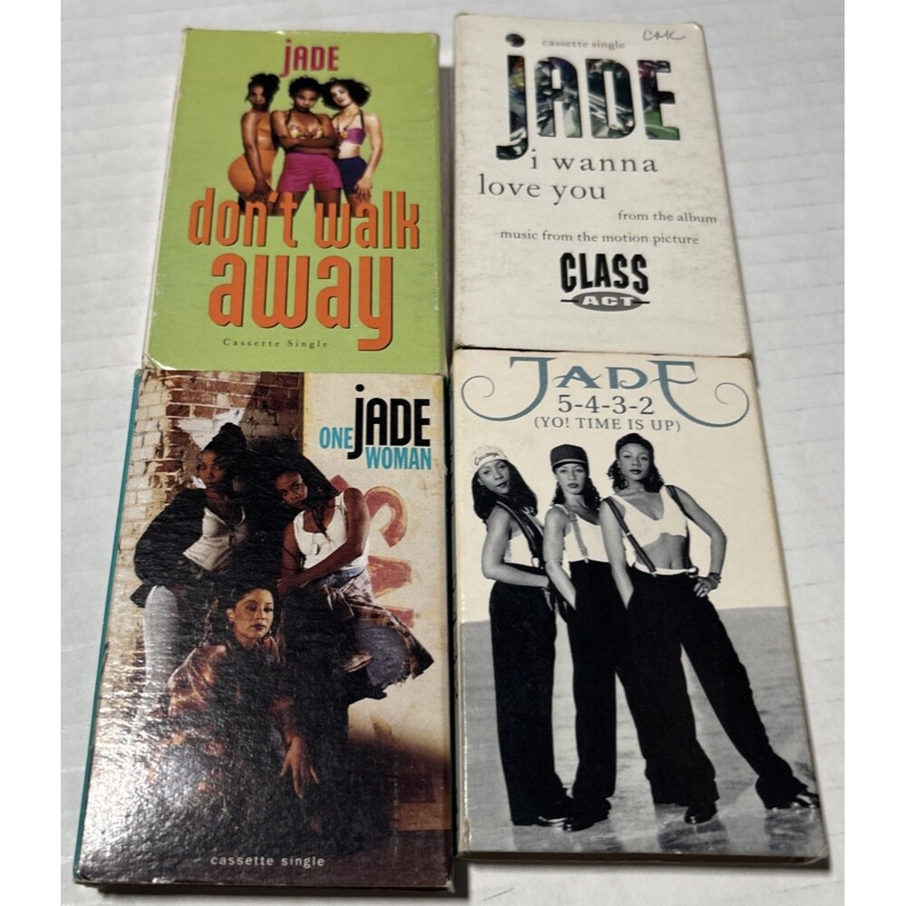 Jade   Lot Of 4 Cassette Singles  READ!